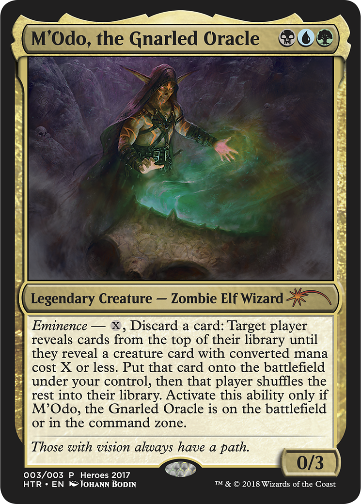 M'Odo, the Gnarled Oracle (3) [Unique and Miscellaneous Promos]