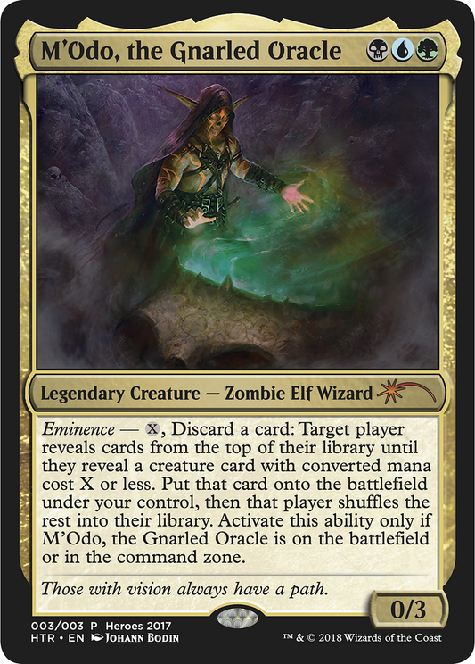 M'Odo, the Gnarled Oracle (3) [Unique and Miscellaneous Promos]