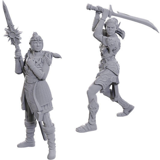 D&D Unpainted Minis - Baldur's Gate 3 - Lae'Zel & Shadowheart (96365)