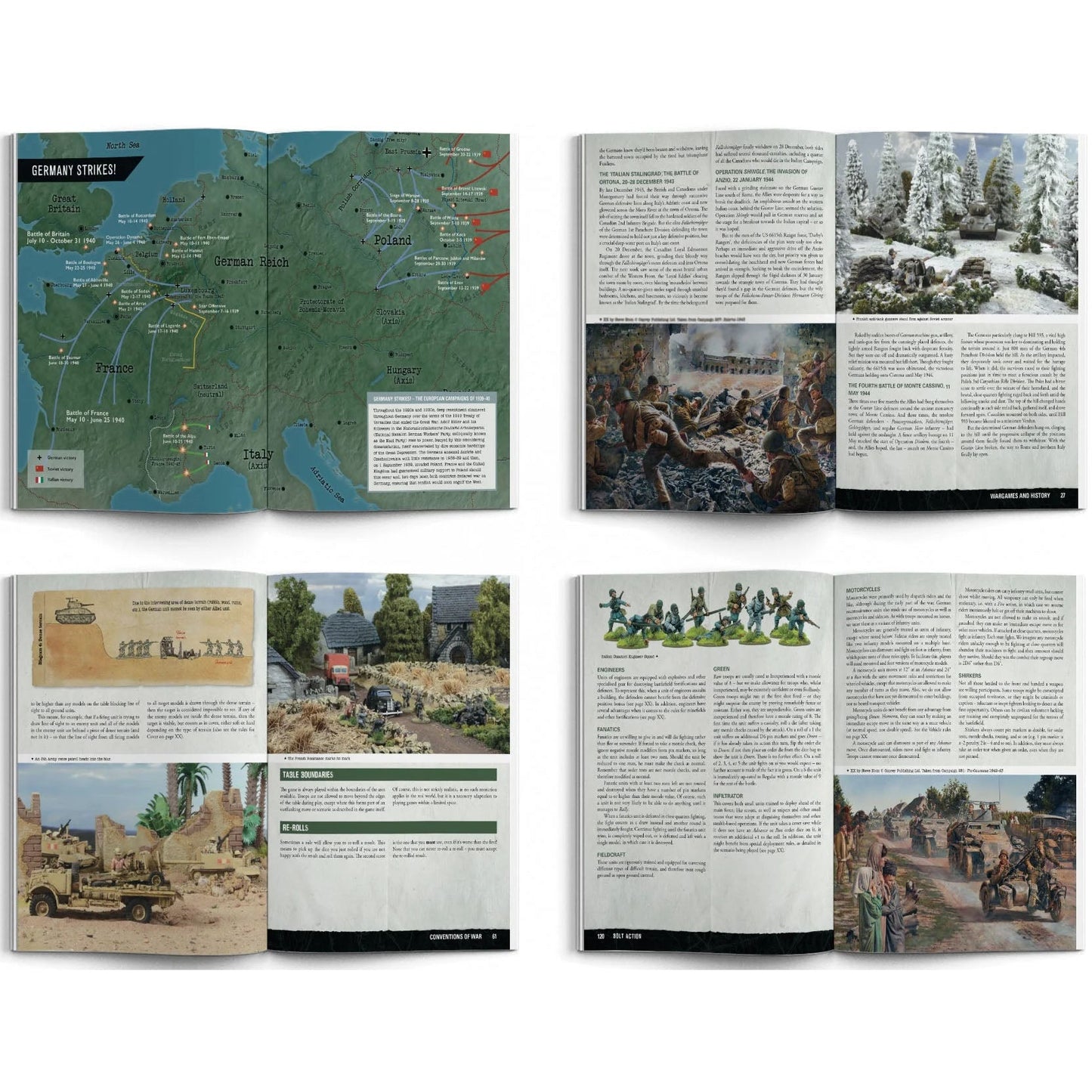 Bolt Action Rulebook 3rd Edition with Exclusive Miniatures