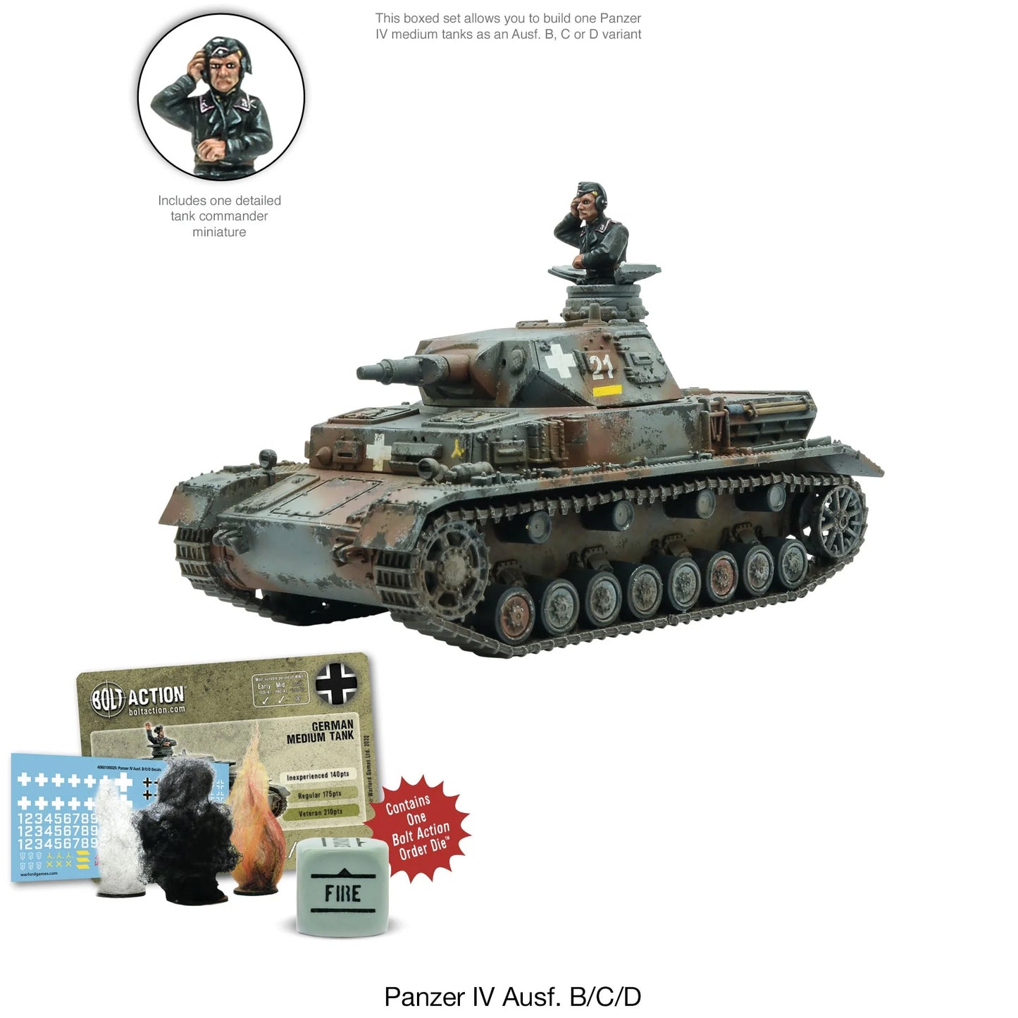 Bolt Action - Panzer IV Ausf. B/C/D (402012056)