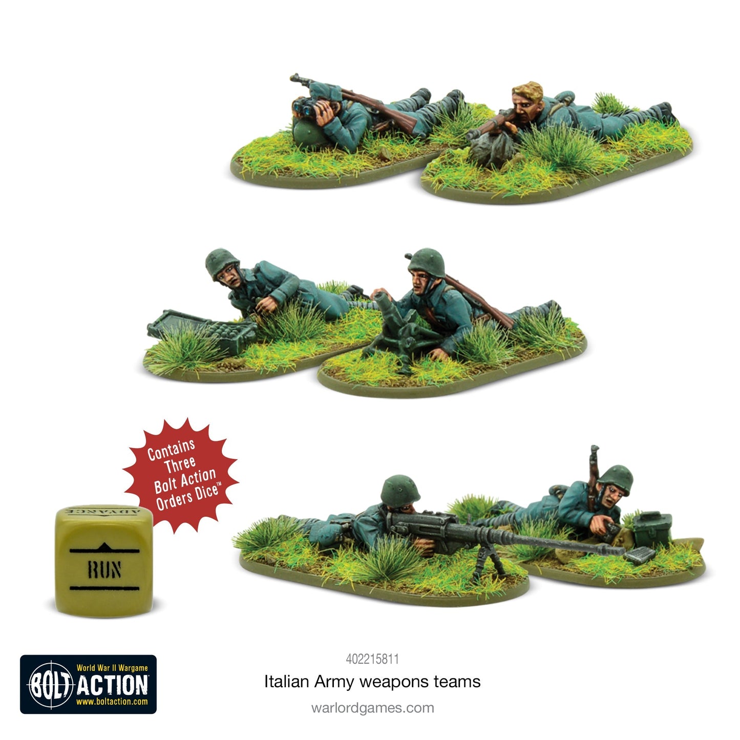 Bolt Action Italian Army Weapons Teams ( 402215811 )