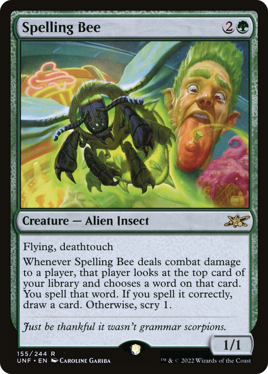 Spelling Bee (UNF-155) - Unfinity Foil