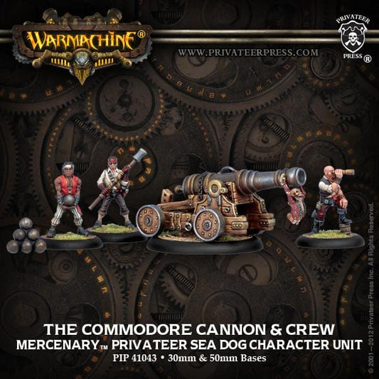 Warmachine: Mercenaries - Commodore Cannon Crew - pip41043