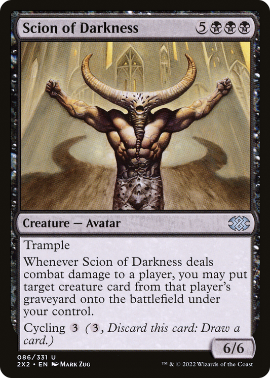 Scion of Darkness (2X2-086) - Double Masters 2022 Foil