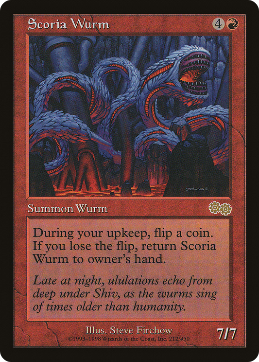 Scoria Wurm [Urza's Saga]