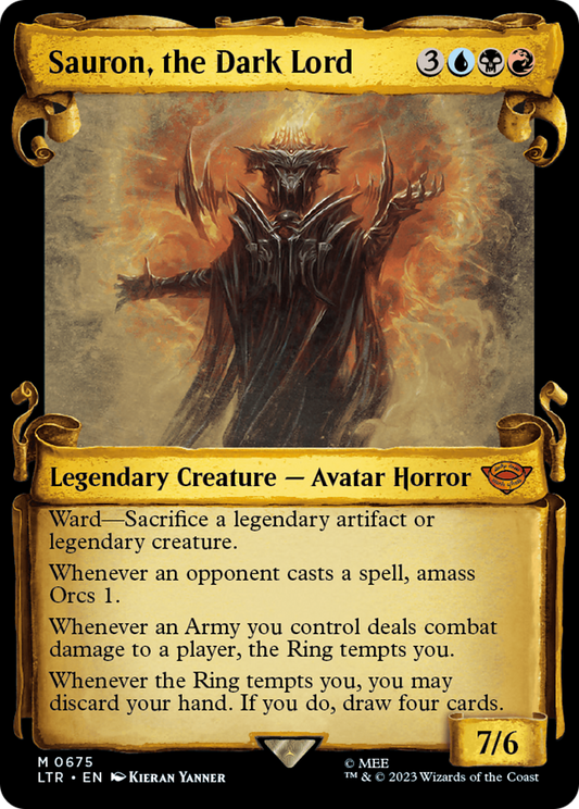 Sauron, the Dark Lord (LTR-675) - The Lord of the Rings: Tales of Middle-earth: (Showcase)