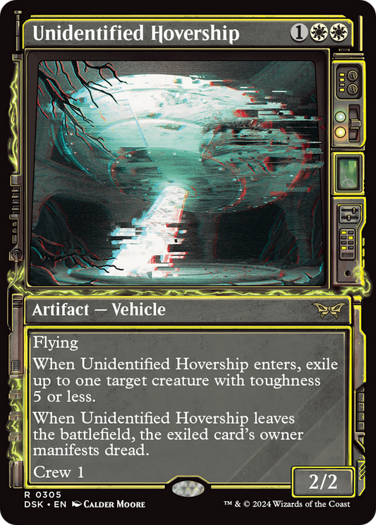 Unidentified Hovership (DSK-305) - Duskmourn: House of Horror: (Showcase)