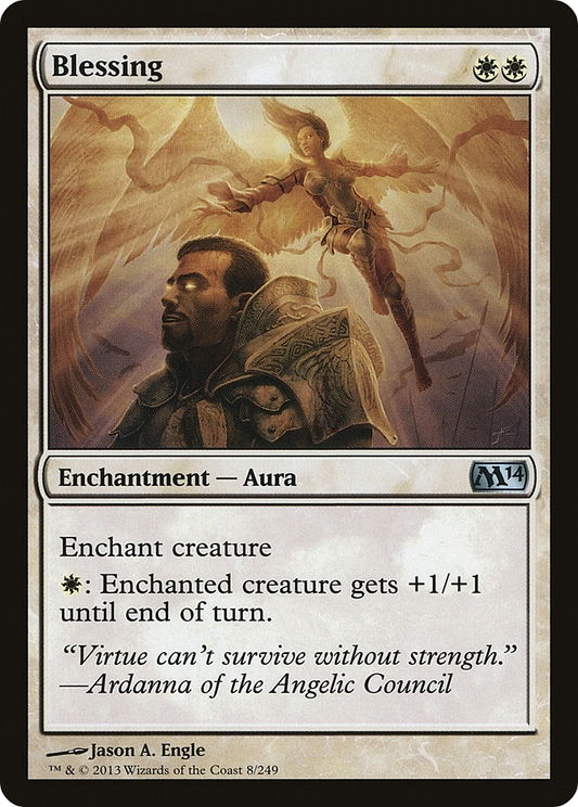Blessing (M14-008) - Magic 2014 Foil