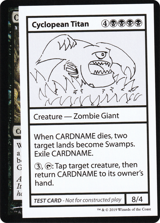 Cyclopean Titan (2021 Edition) [Mystery Booster Playtest Cards]