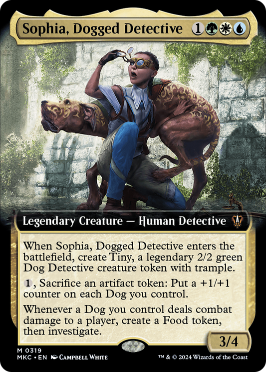 Sophia, Dogged Detective (MKC-319) - Murders at Karlov Manor Commander: (Extended Art)