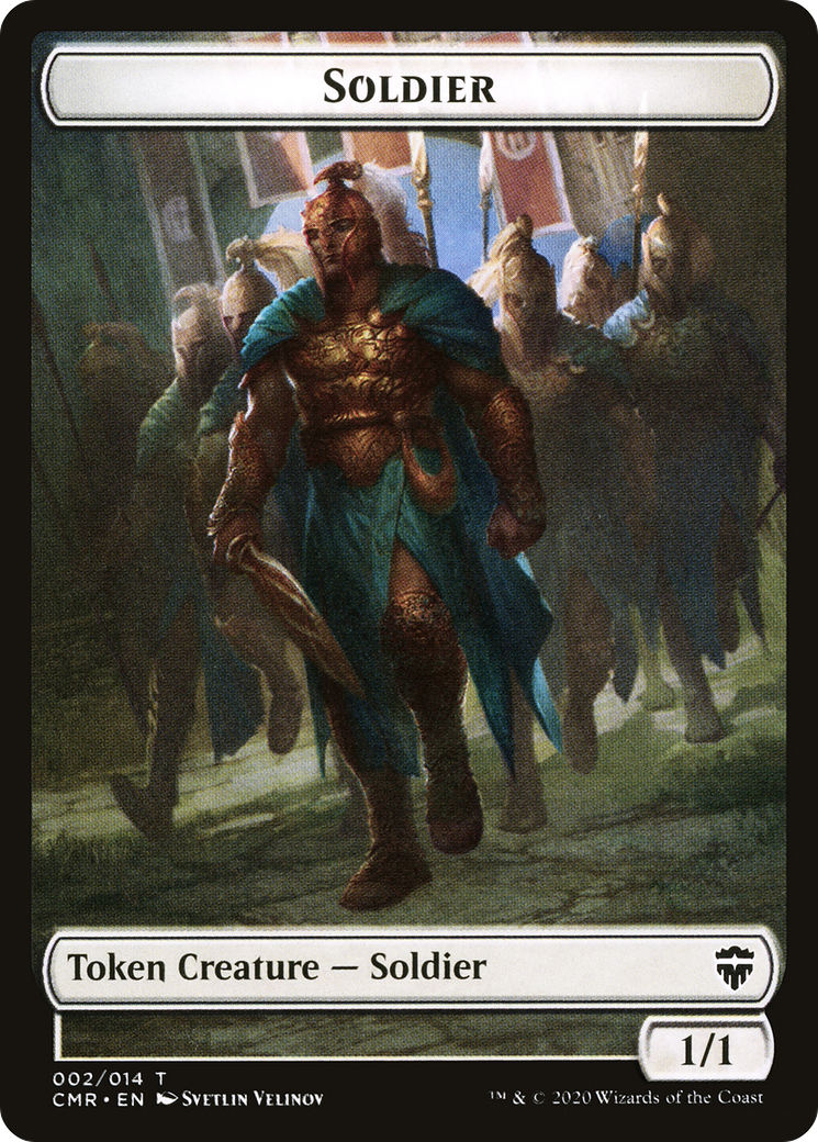 Soldier (CMR-002) - Commander Legends Tokens Foil