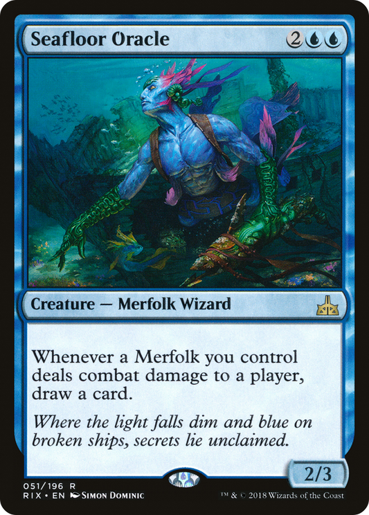 Seafloor Oracle (RIX-051) - Rivals of Ixalan Foil