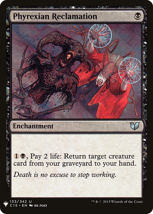 Phyrexian Reclamation [Mystery Booster]