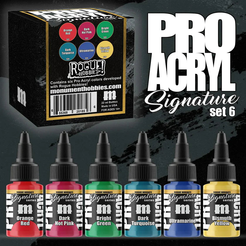 Pro Acryl Signature Series: Set 6 - Rogue Hobbies (MPA-SET-ROGUE)