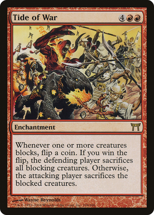 Tide of War (CHK-194) - Champions of Kamigawa Foil