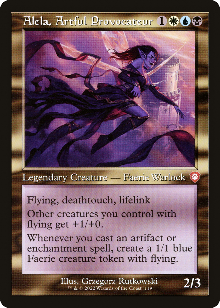 Alela, Artful Provocateur (Retro) [The Brothers' War Commander]