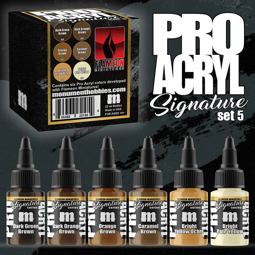 Pro Acryl Signature Series: Set 5 - Flameon Minis (MPA-SET-FLA)