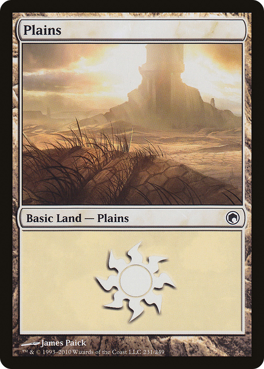 Plains (SOM-231) - Scars of Mirrodin Foil