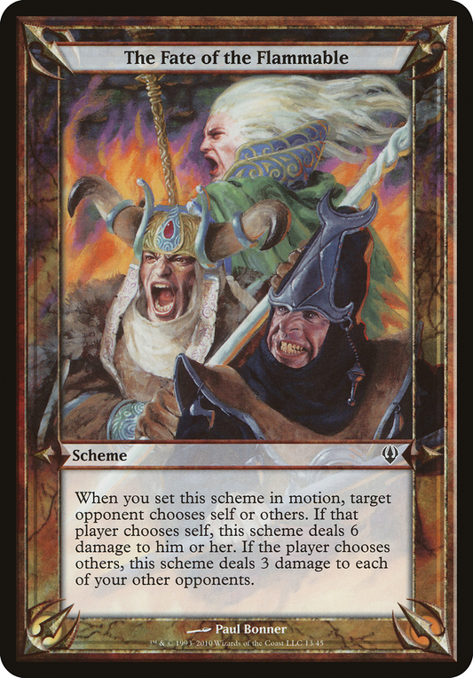 The Fate of the Flammable [Archenemy Schemes]