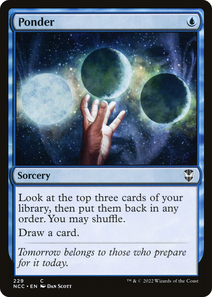 Ponder [Streets of New Capenna Commander]
