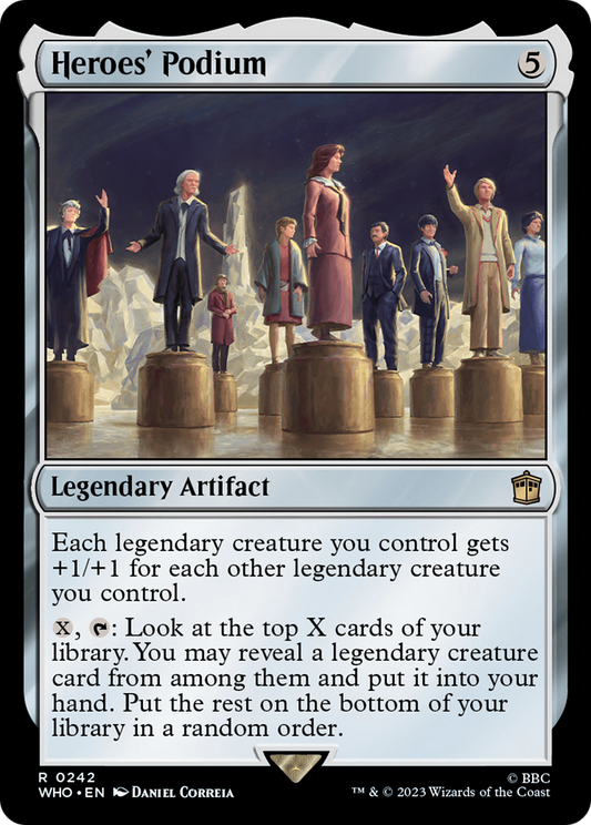 Heroes' Podium (WHO-242) - Doctor Who
