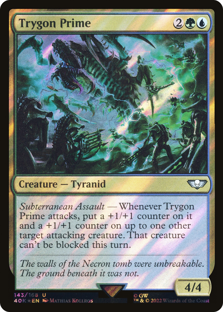 Trygon Prime (Surge Foil) [Universes Beyond: Warhammer 40,000]