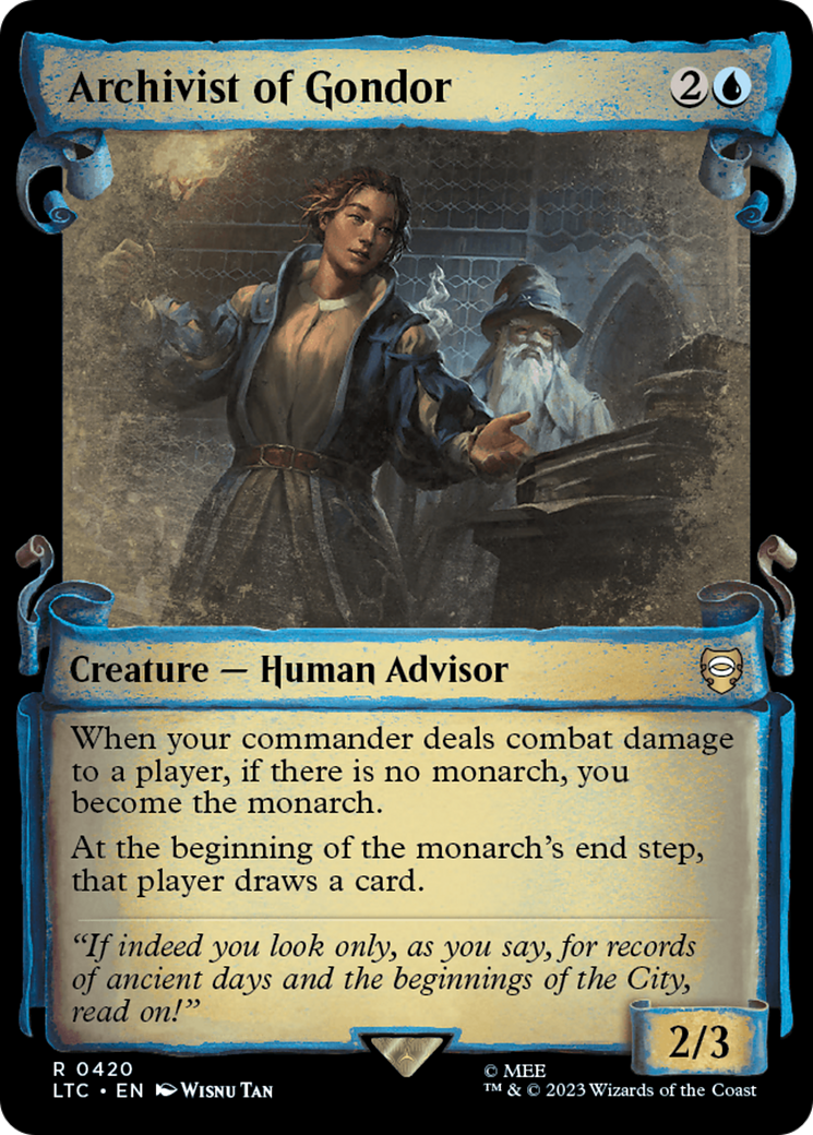 Archivist of Gondor (LTC-420) - Tales of Middle-earth Commander: (Showcase)