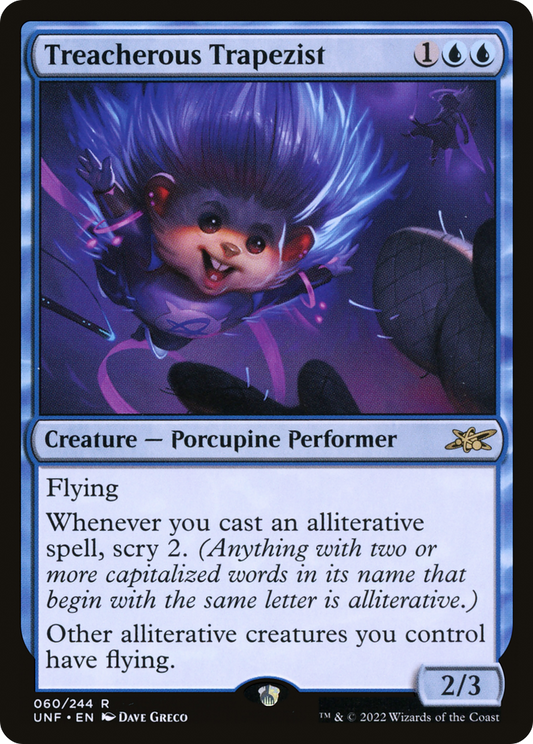 Treacherous Trapezist (UNF-060) - Unfinity