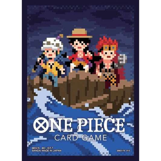 One Piece TCG Sleeves - Assortment 6 - The Three Captains (Pixel Art)