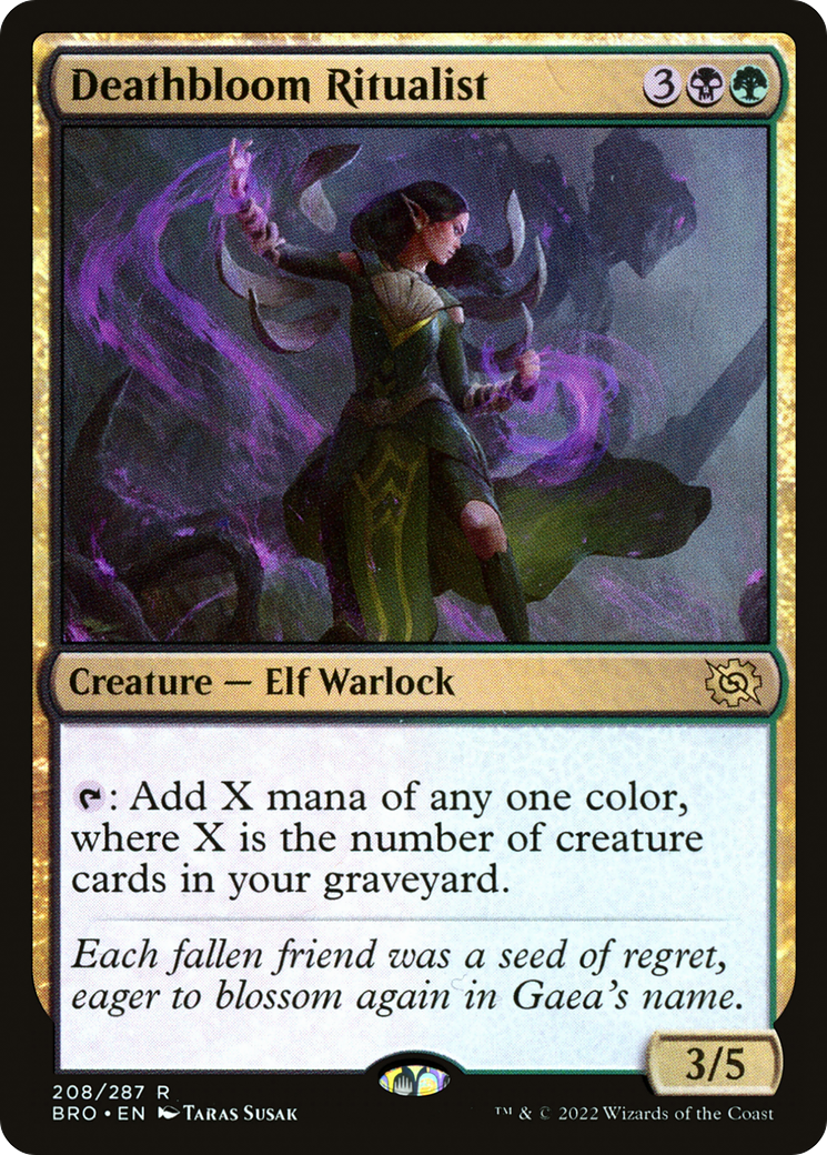 Deathbloom Ritualist [The Brothers' War]