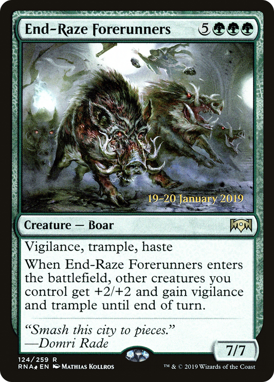 End-Raze Forerunners [Ravnica Allegiance Prerelease Promos]