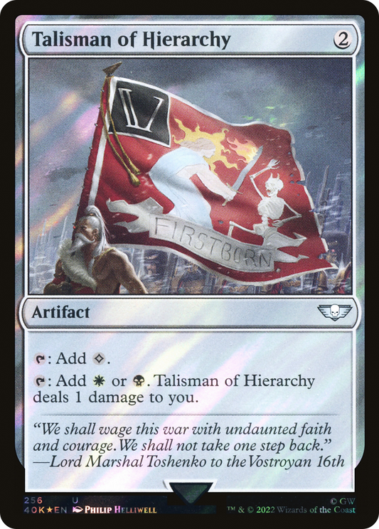 Talisman of Hierarchy (Surge Foil) [Universes Beyond: Warhammer 40,000]