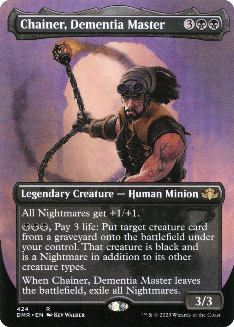 Chainer, Dementia Master (DMR-424) - Dominaria Remastered (Borderless)