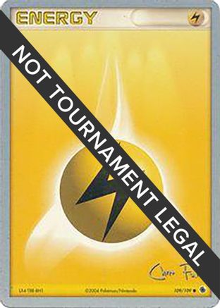 Lightning Energy (109/109) (Blaziken Tech - Chris Fulop) [World Championships 2004]