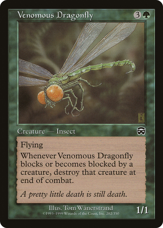 Venomous Dragonfly (MMQ-282) - Mercadian Masques