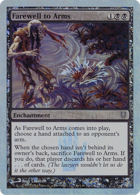 Farewell to Arms [Unhinged]