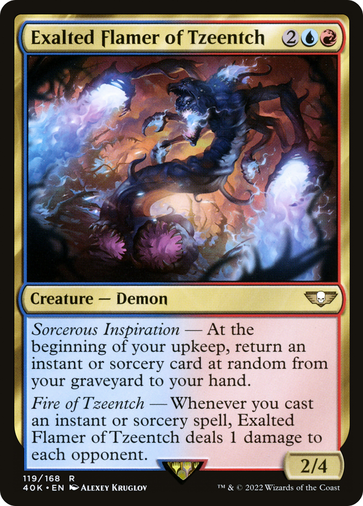 Exalted Flamer of Tzeentch [Universes Beyond: Warhammer 40,000]