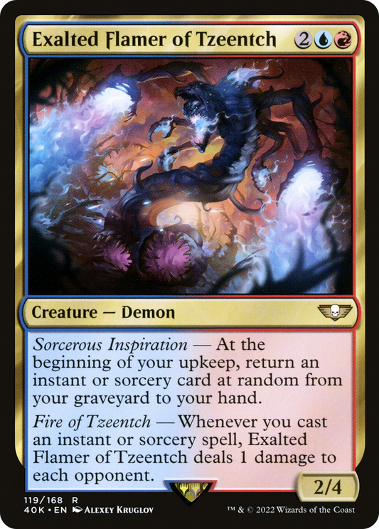 Exalted Flamer of Tzeentch [Universes Beyond: Warhammer 40,000]