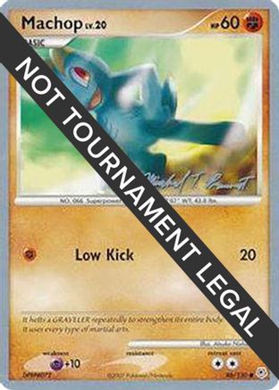 Machop LV.20 (86/130) (Boltevoir - Michael Pramawat) [World Championships 2010]