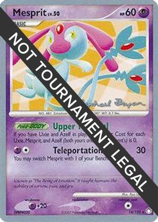 Mesprit LV.30 (14/123) (Happy Luck - Mychael Bryan) [World Championships 2010]