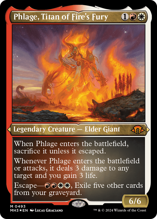Phlage, Titan of Fire's Fury (MH3-493) - Modern Horizons 3 Foil