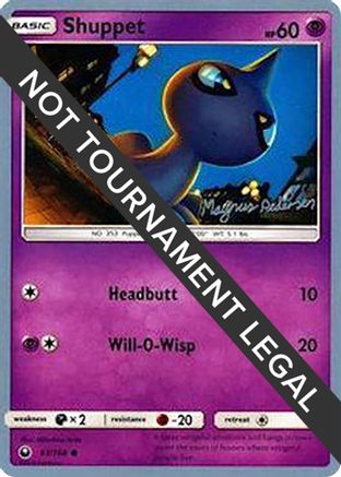 Shuppet (63/168) (Garbanette - Magnus Pedersen) [World Championships 2018]