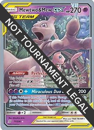 Mewtwo & Mew GX (71/236) (Perfection - Henry Brand) [World Championships 2019]