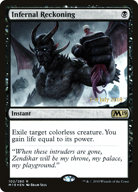 Infernal Reckoning  [Core Set 2019 Prerelease Promos]