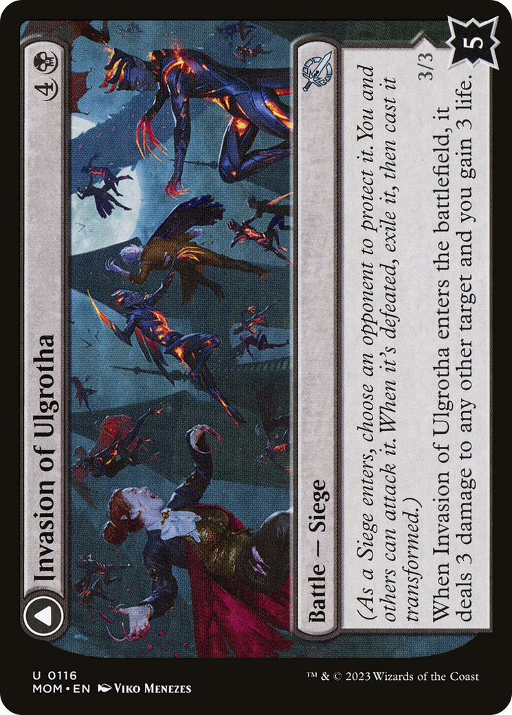 Invasion of Ulgrotha // Grandmother Ravi Sengir (MOM-116) - March of the Machine Foil