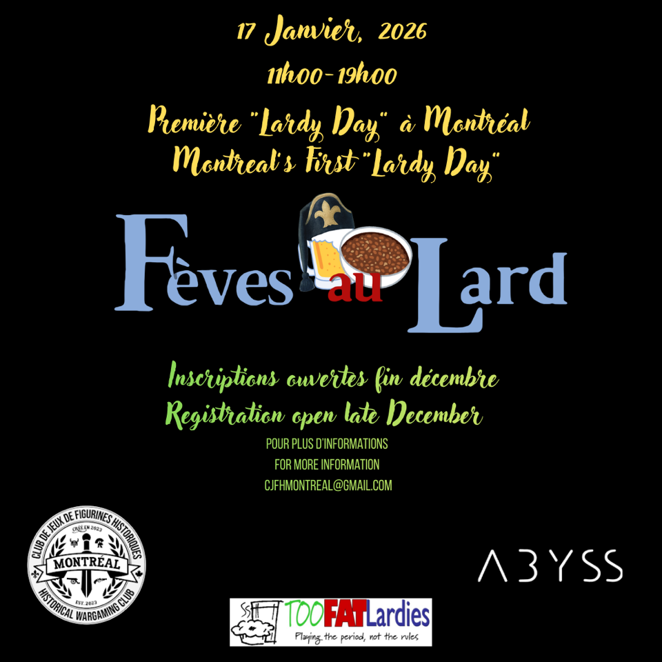 Fèves au Lard – Événement Too Fat Lardies 2026-01-17