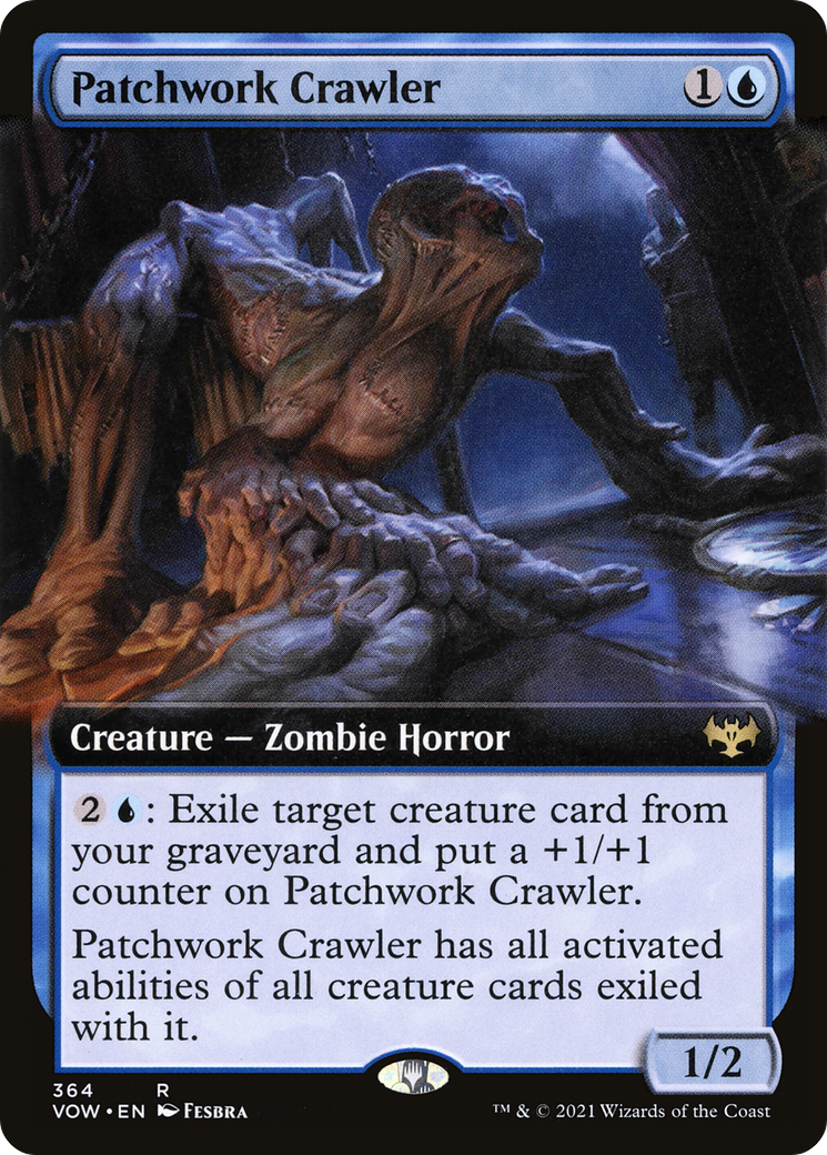 Patchwork Crawler (VOW-364) - Innistrad: Crimson Vow: (Extended Art)