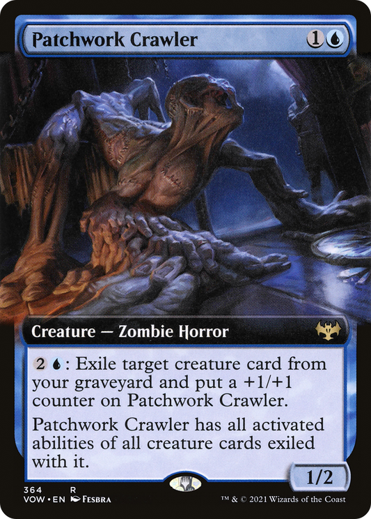 Patchwork Crawler (VOW-364) - Innistrad: Crimson Vow: (Extended Art)