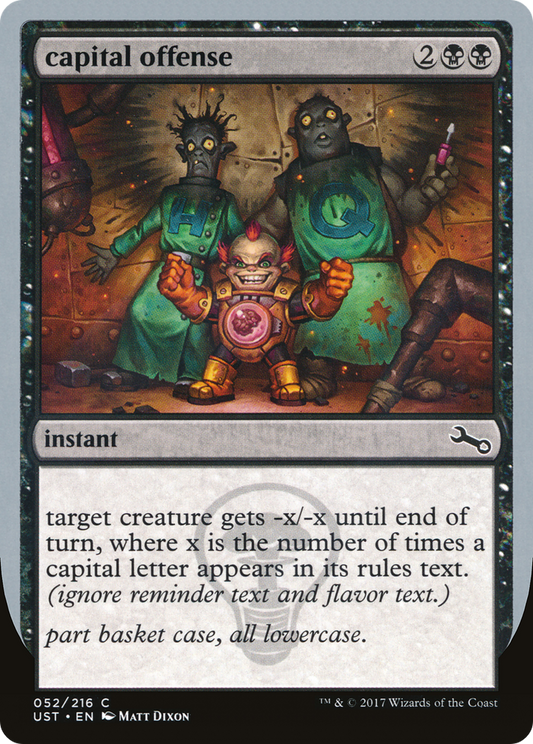 capital offense [Unstable]